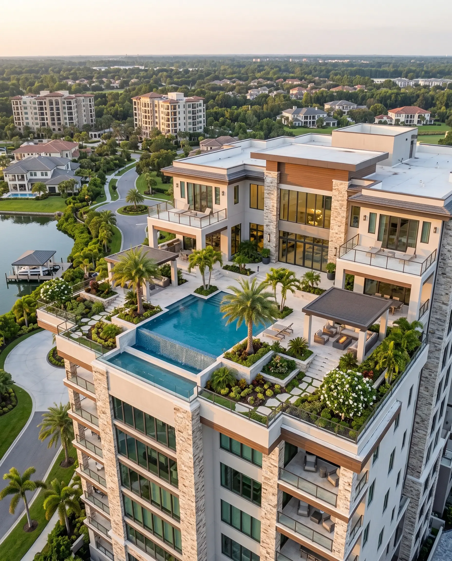 Luxury penthouse residence