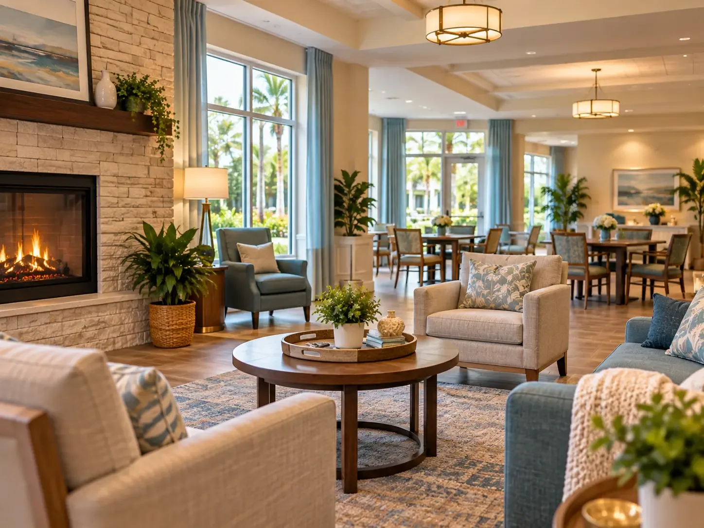 Assisted living common area