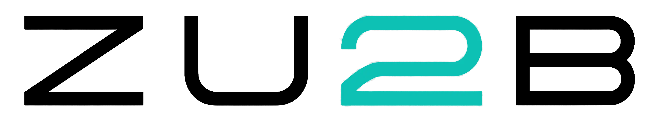 ZU2B Wordmark — Light Background