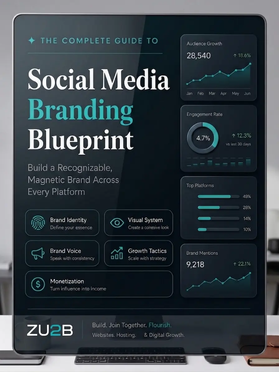 Social Media Branding Blueprint — ZU2B guide preview