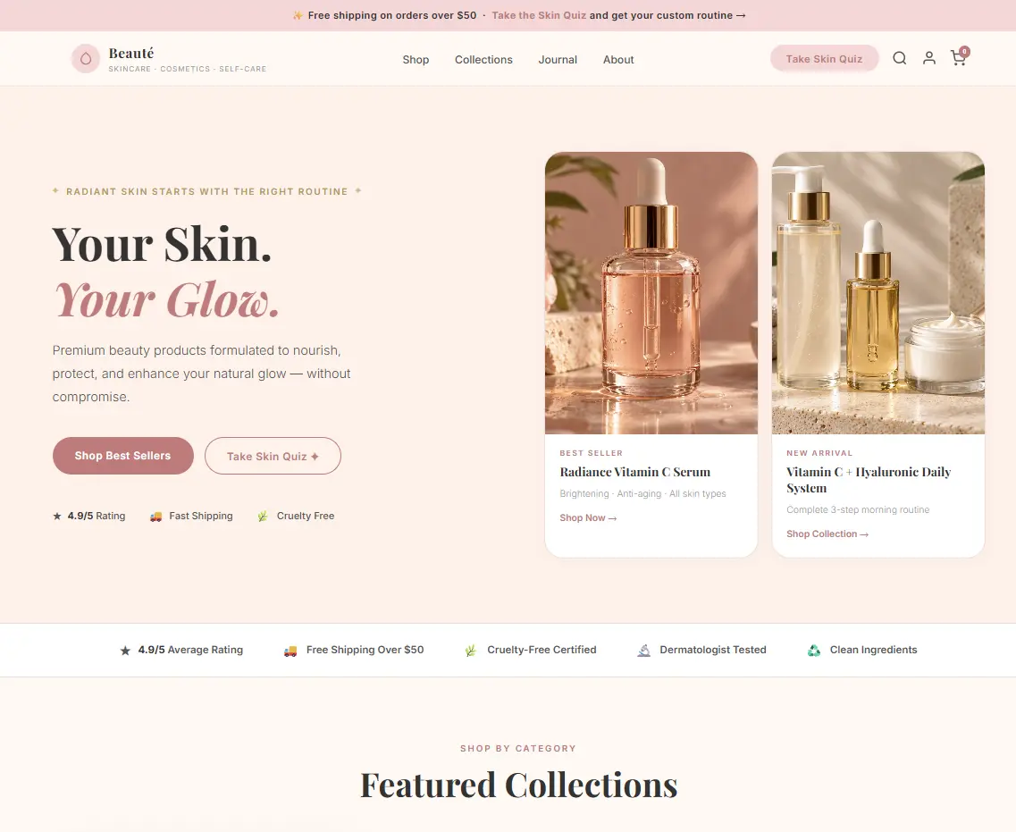 Commerce Beauty Template