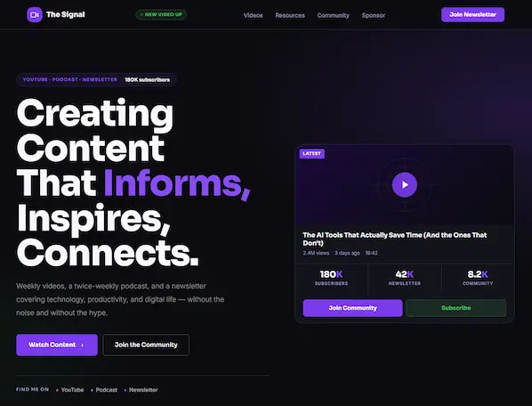 Creator Pro Template