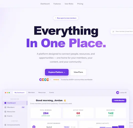 Platform Hub Template